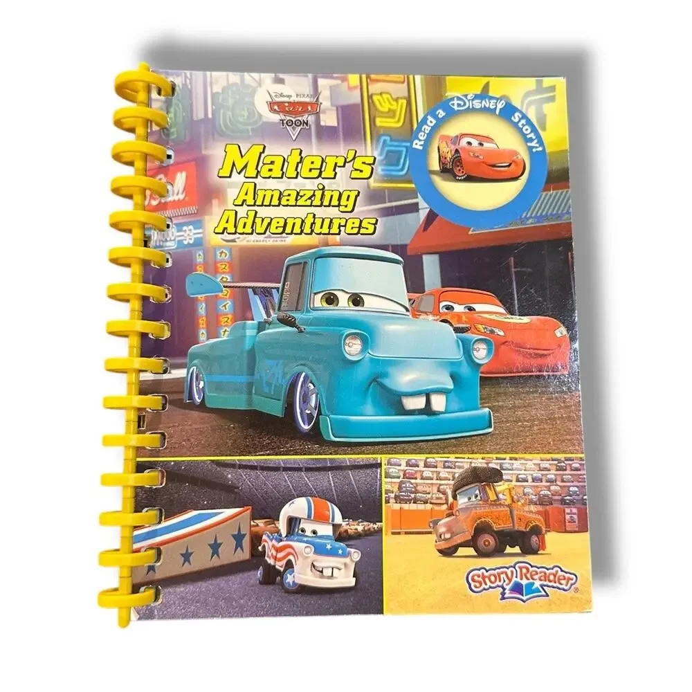 Vintage Story Reader with Disney Pixar Storybook Set